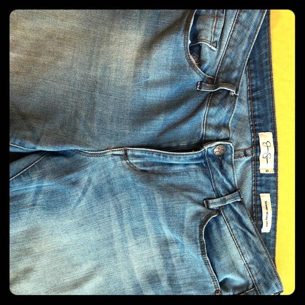Jessica Simpson skinny crop jeans 30in waist